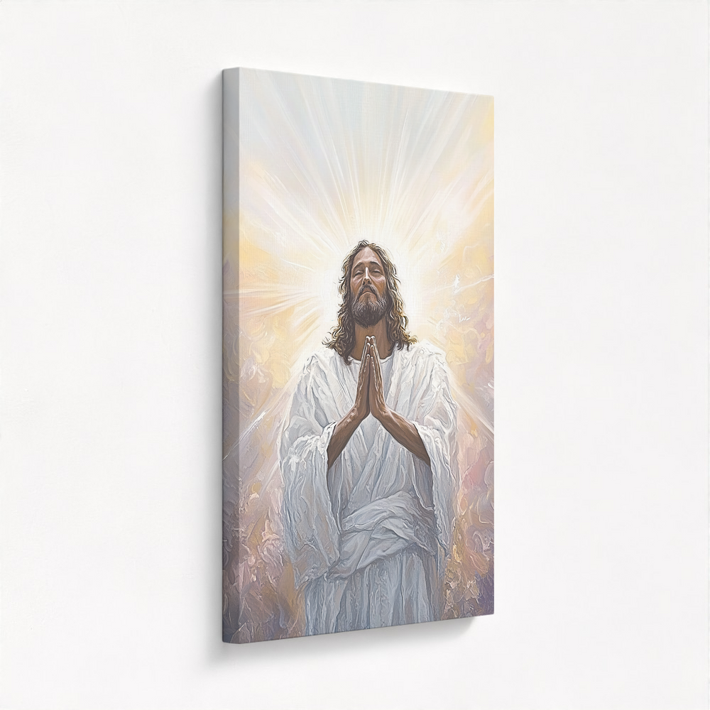 Painting of Jesus - Radiant Prayer