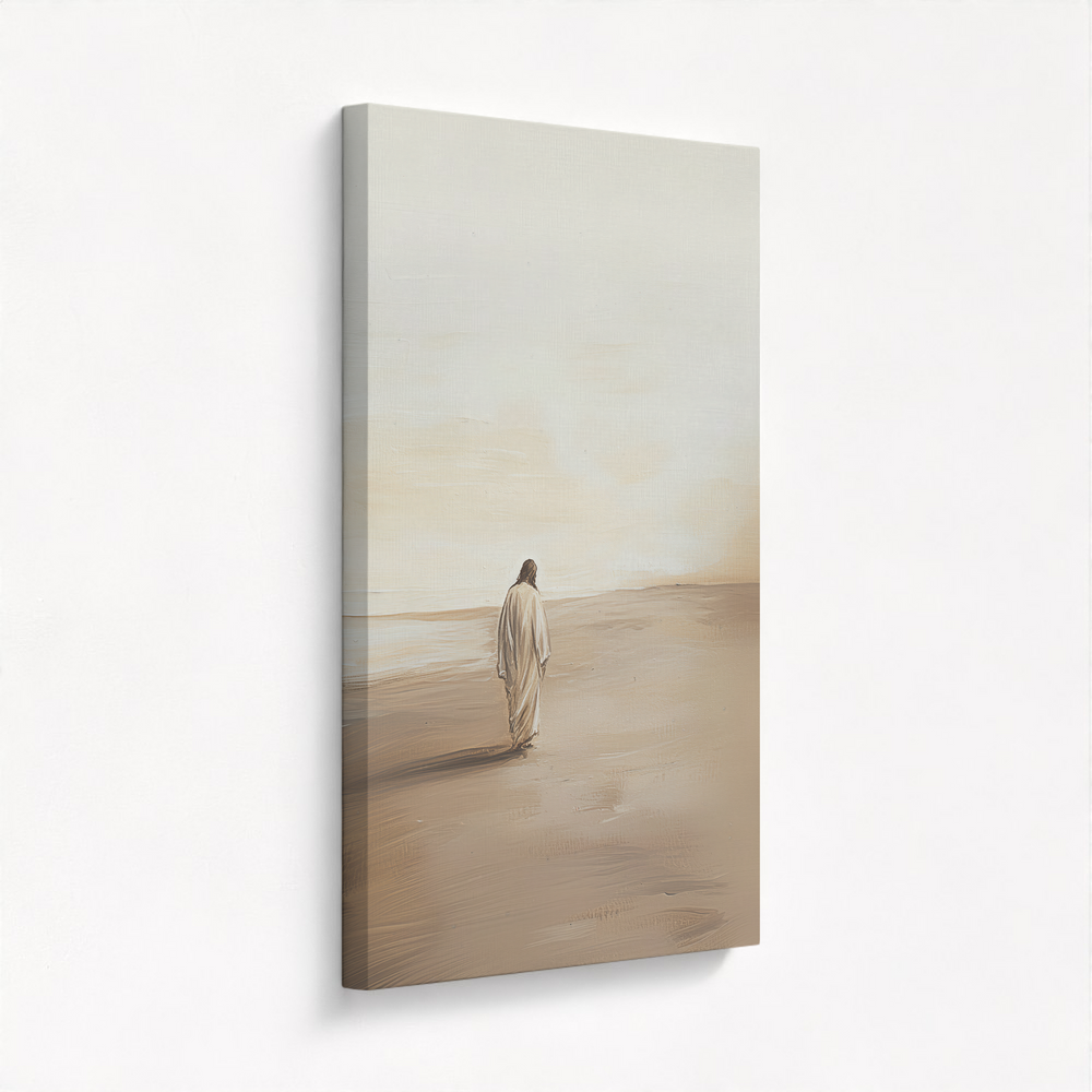 Following His Grace - Jesus Wall Art