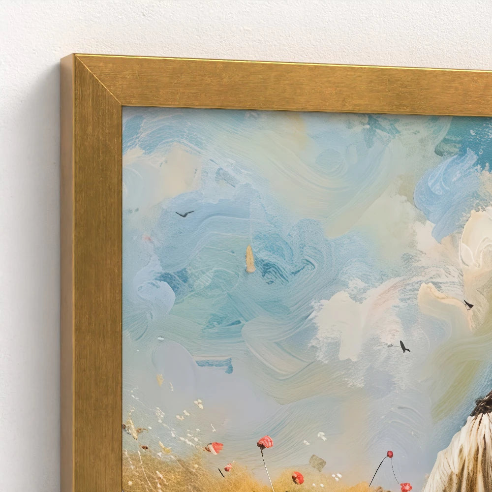 Jesus with a Lamb Art - He Will Always Find You