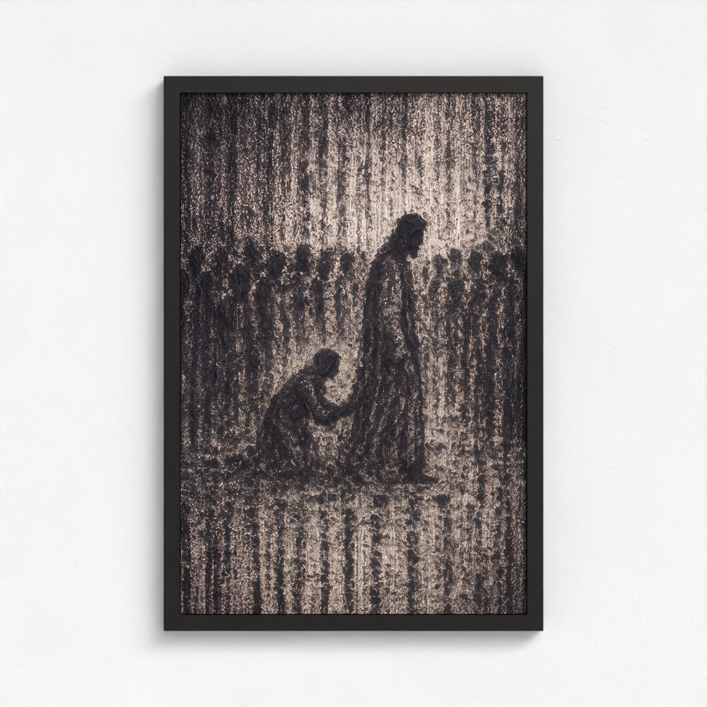 Painting of Woman Touching Jesus' Robe