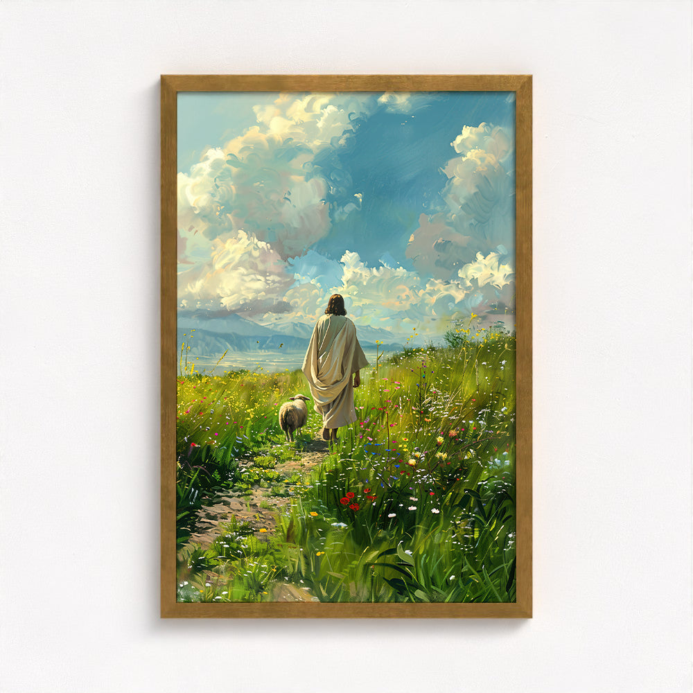 Jesus the Good Shepherd Painting