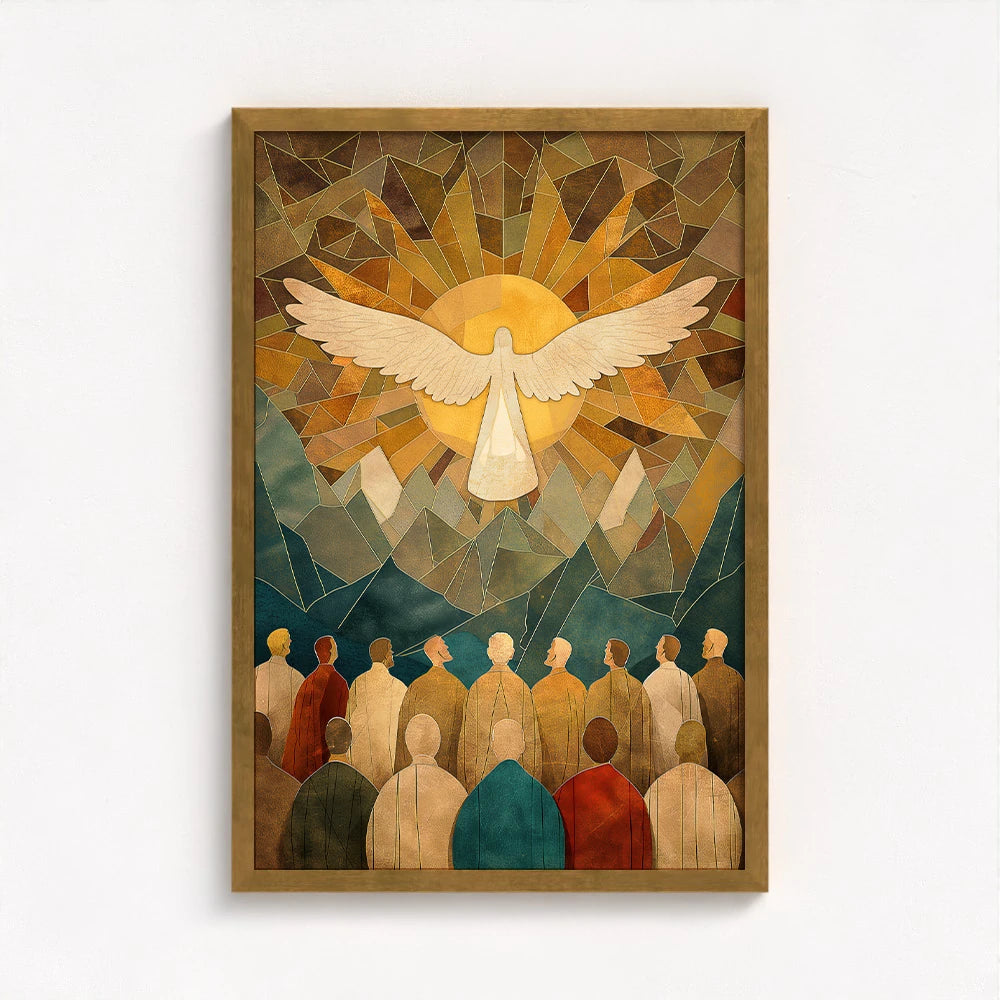 Holy Spirit Art - Pentecost Moment