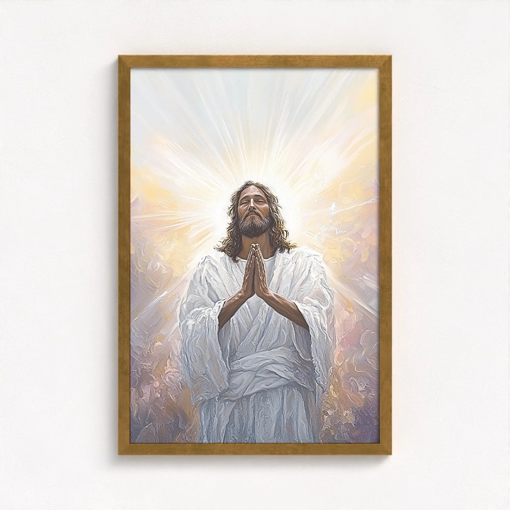 Painting of Jesus - Radiant Prayer