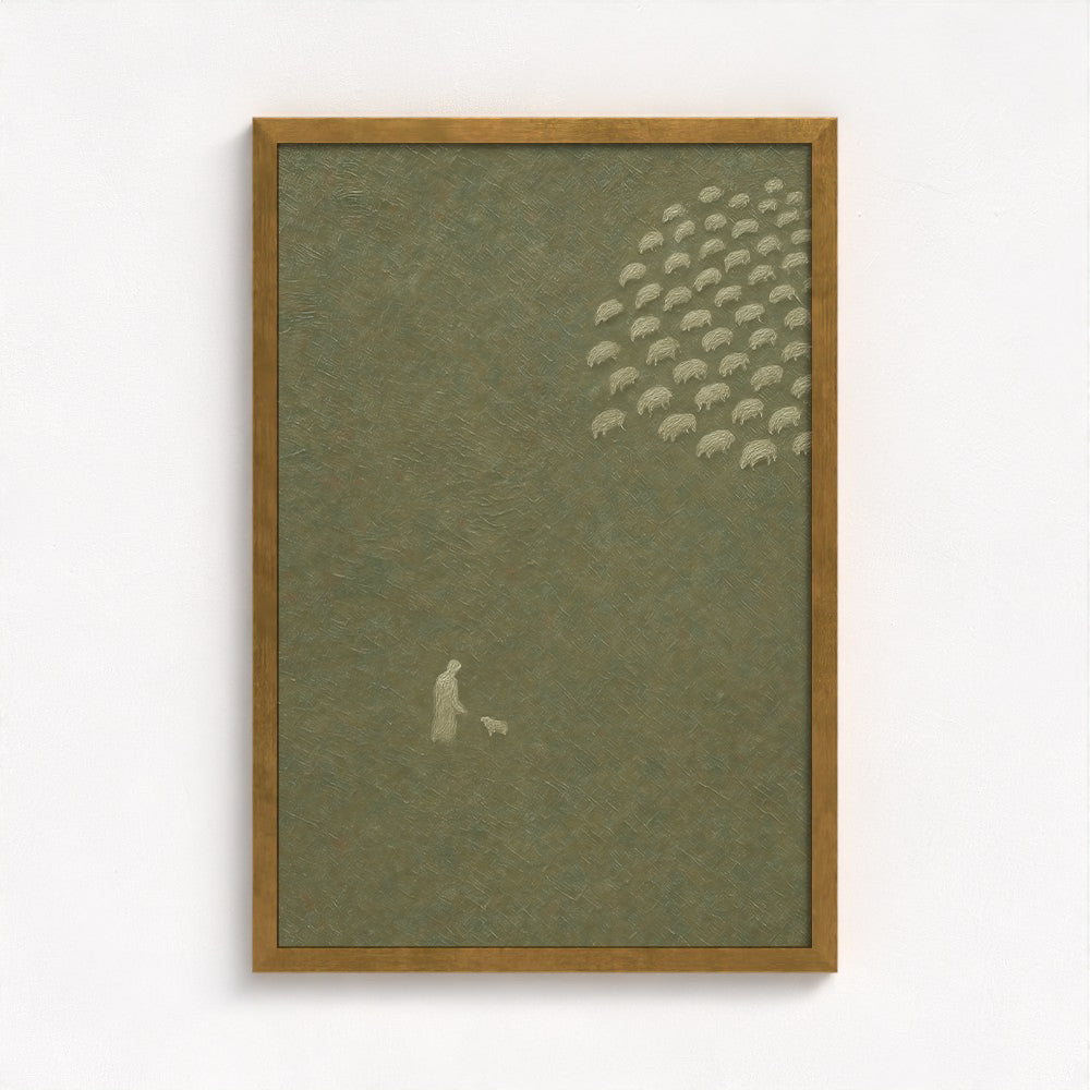 Jesus And The Lost Sheep Painting