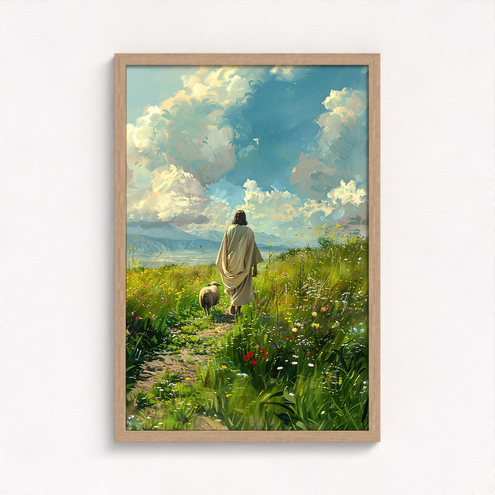 Jesus the Good Shepherd Painting