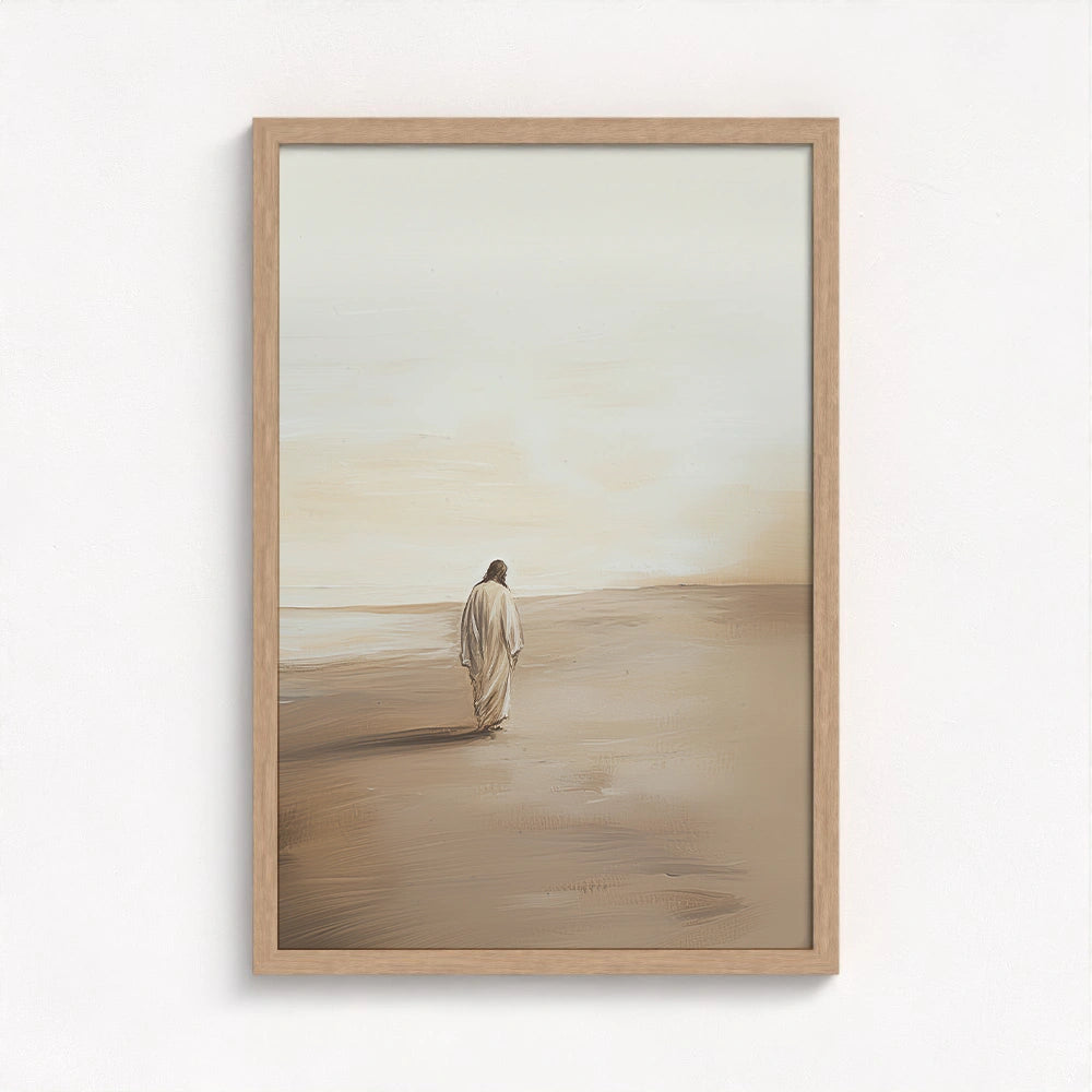 Following His Grace - Jesus Wall Art