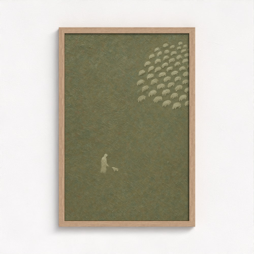 Jesus And The Lost Sheep Painting