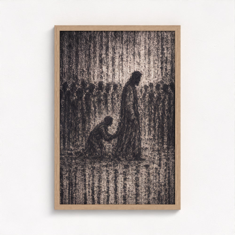 Painting of Woman Touching Jesus' Robe