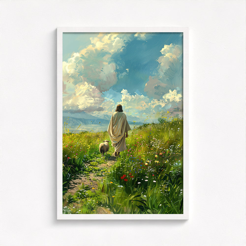 Jesus the Good Shepherd Painting