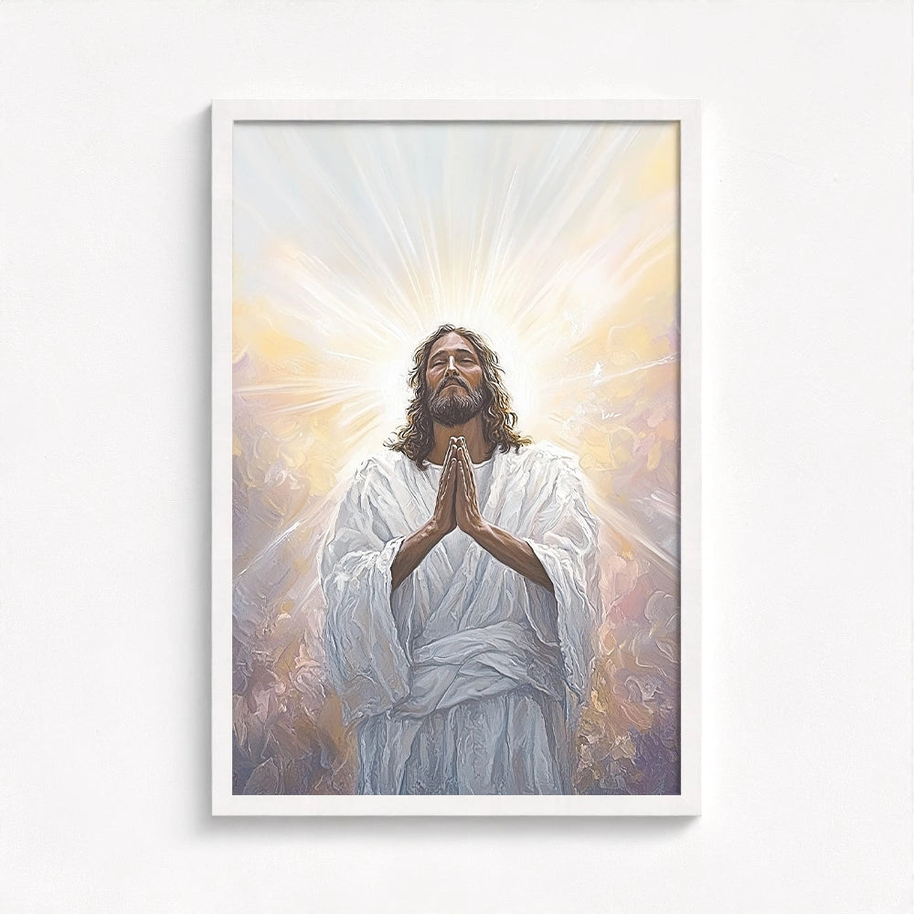 Painting of Jesus - Radiant Prayer