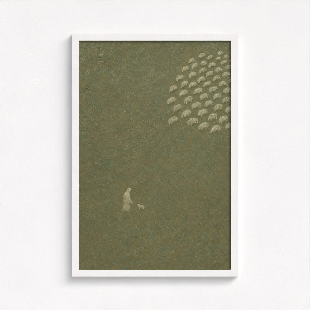 Jesus And The Lost Sheep Painting