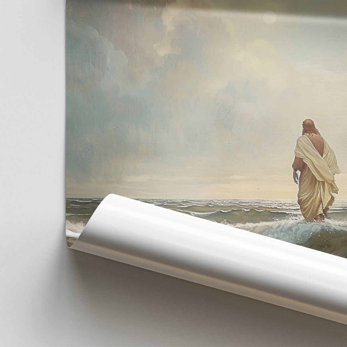 Painting of Jesus Walking on Water