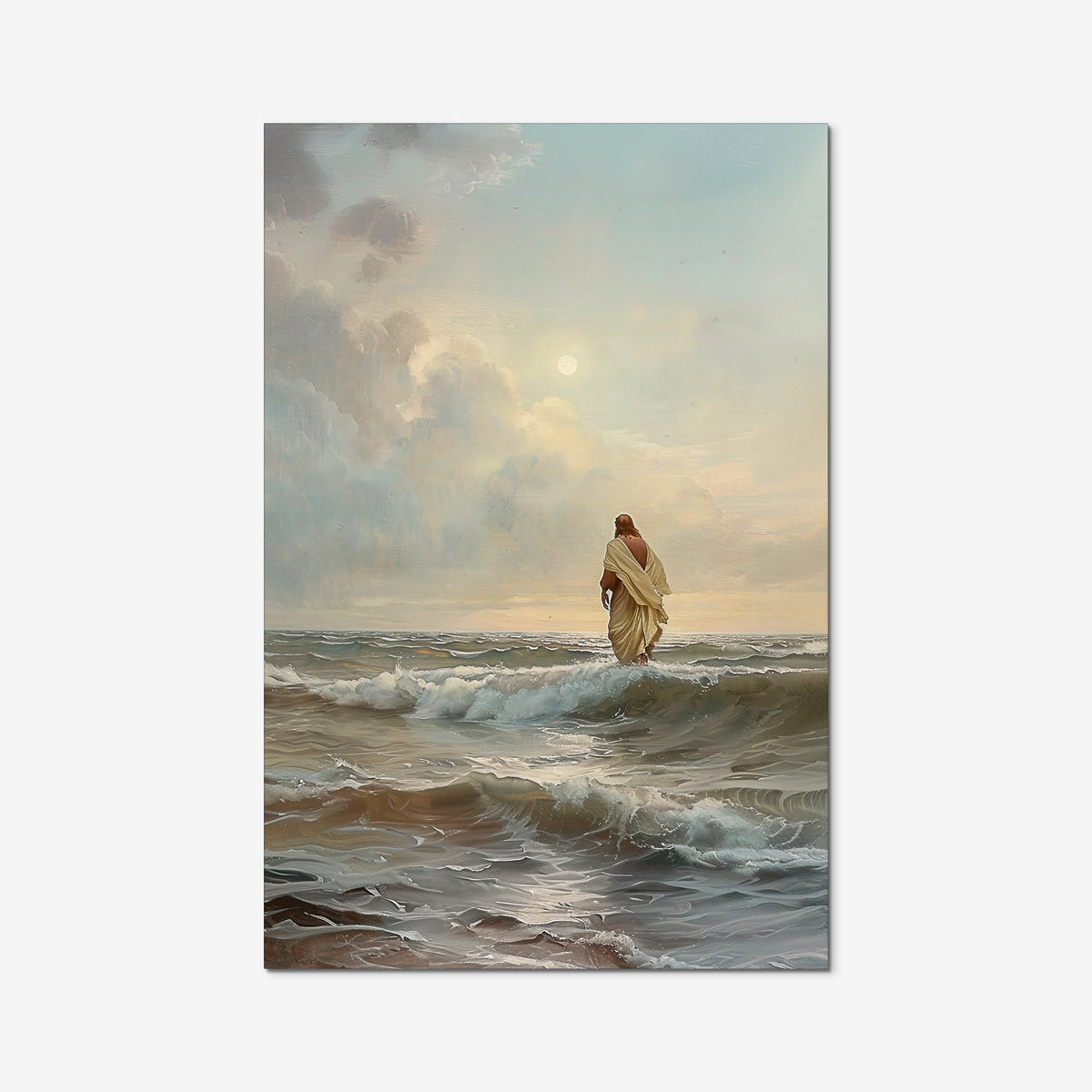 Painting of Jesus Walking on Water - 10% OFF – Faith Time Art