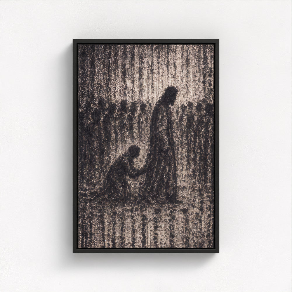 Painting of Woman Touching Jesus' Robe