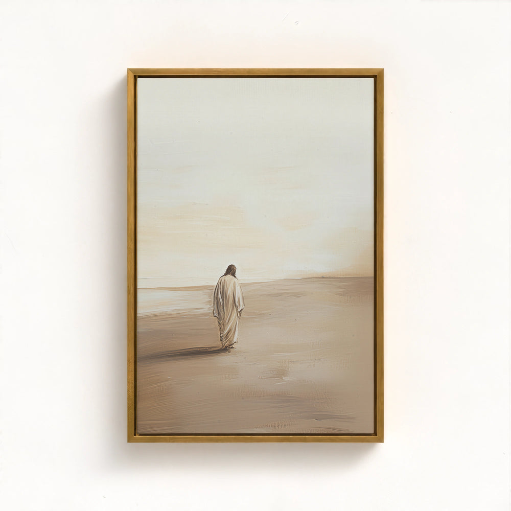 Following His Grace - Jesus Wall Art