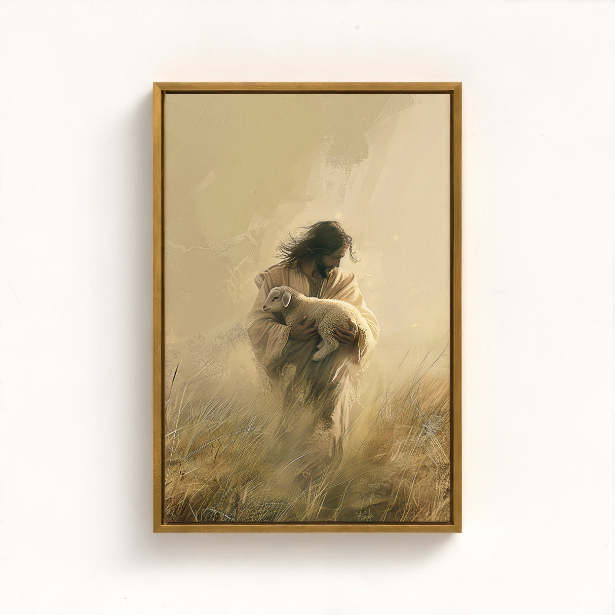 Jesus Holding a Lamb Picture