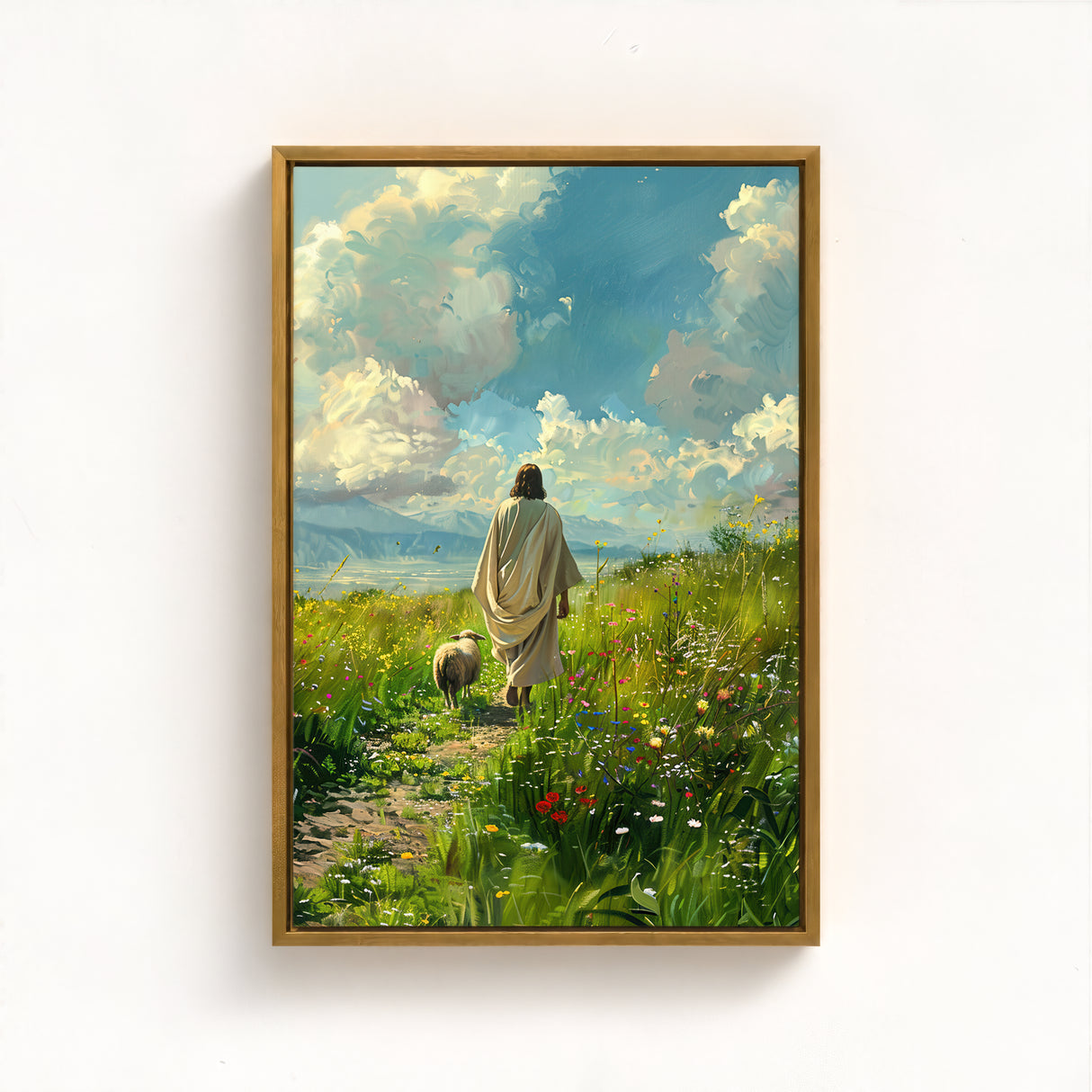 Jesus the Good Shepherd Painting