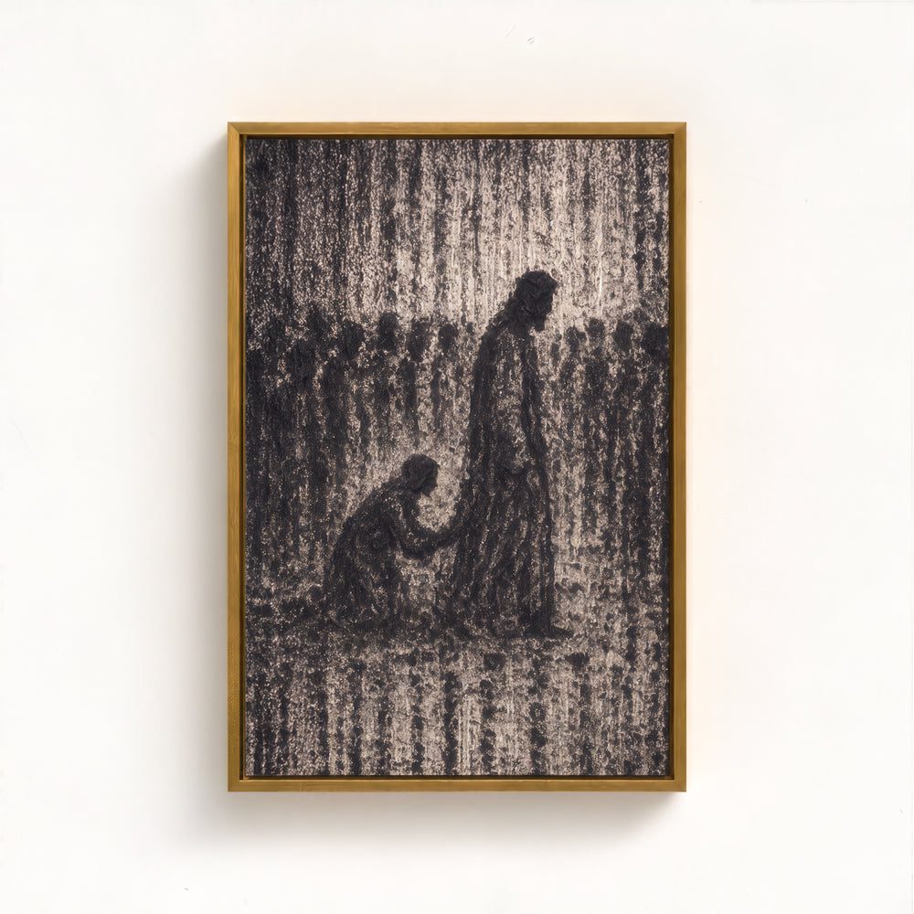 Painting of Woman Touching Jesus' Robe