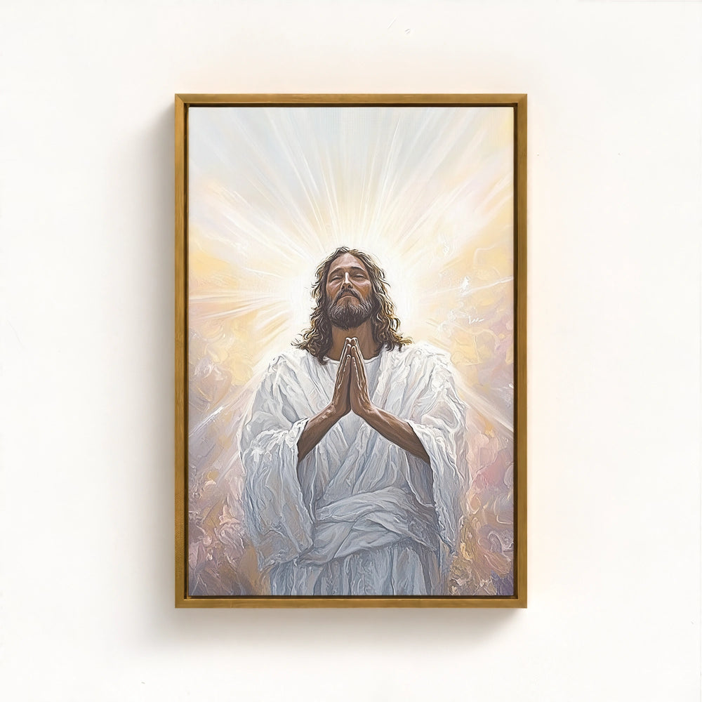 Painting of Jesus - Radiant Prayer