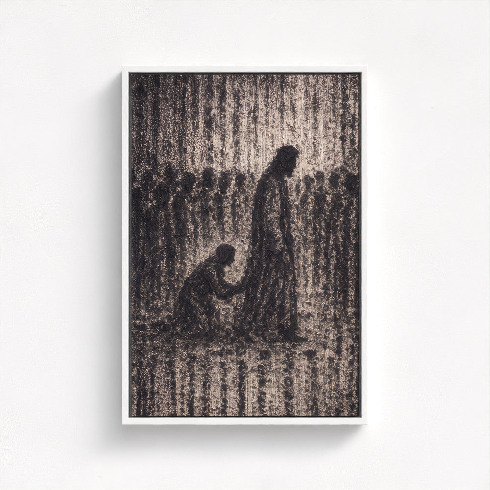 Painting of Woman Touching Jesus' Robe