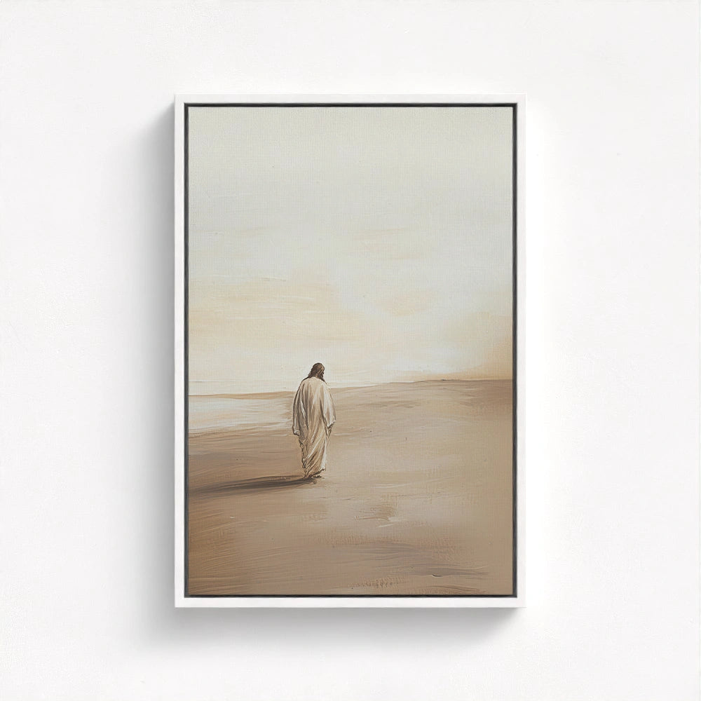 Following His Grace - Jesus Wall Art