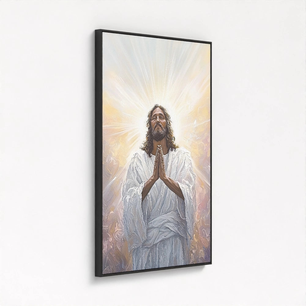 Painting of Jesus - Radiant Prayer