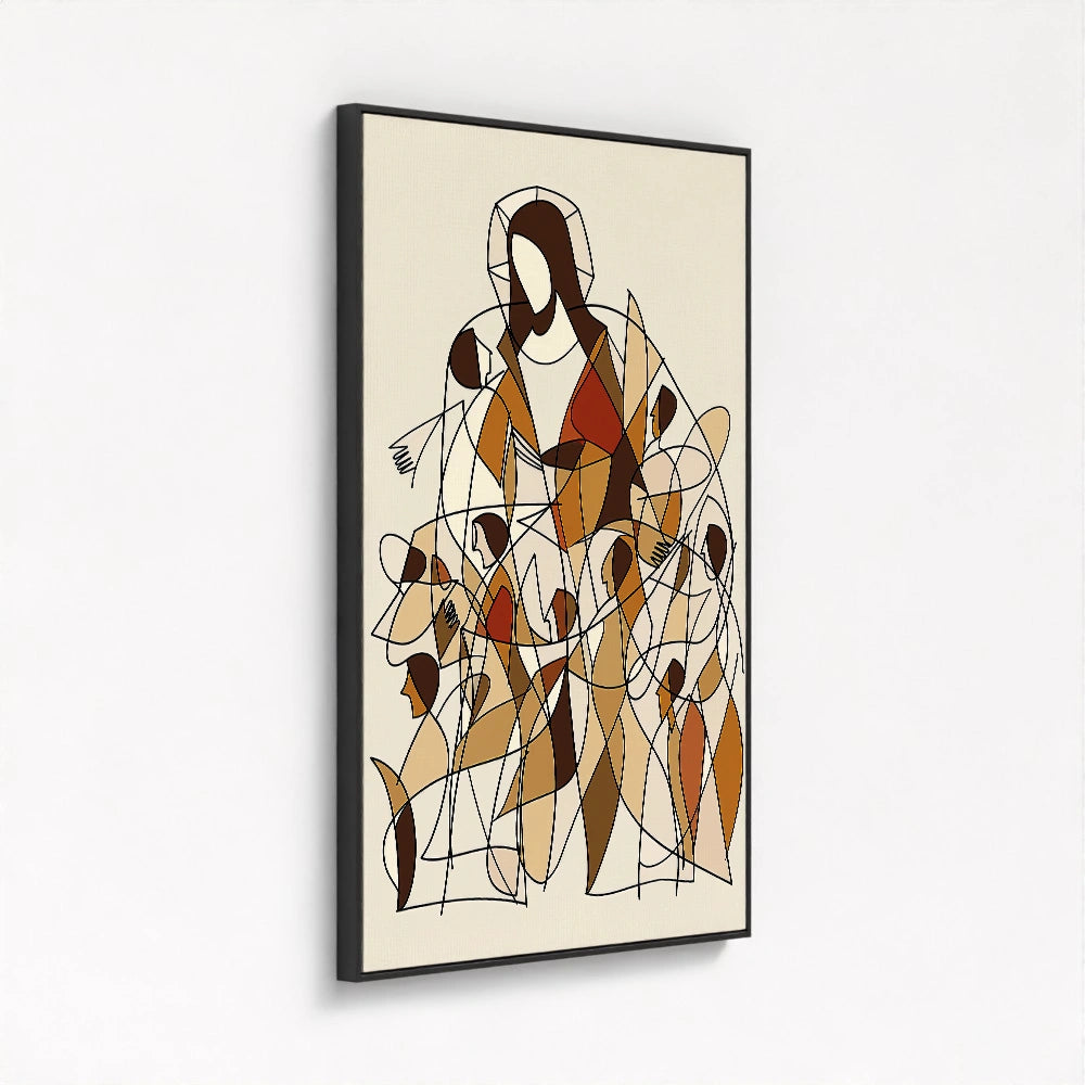 Contemporary Jesus Art - Jesus with Children