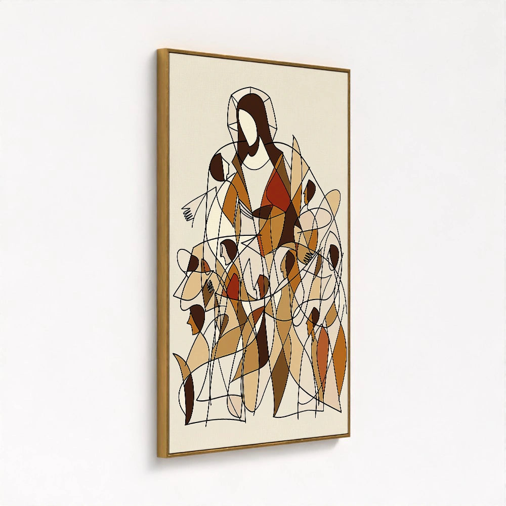 Contemporary Jesus Art - Jesus with Children