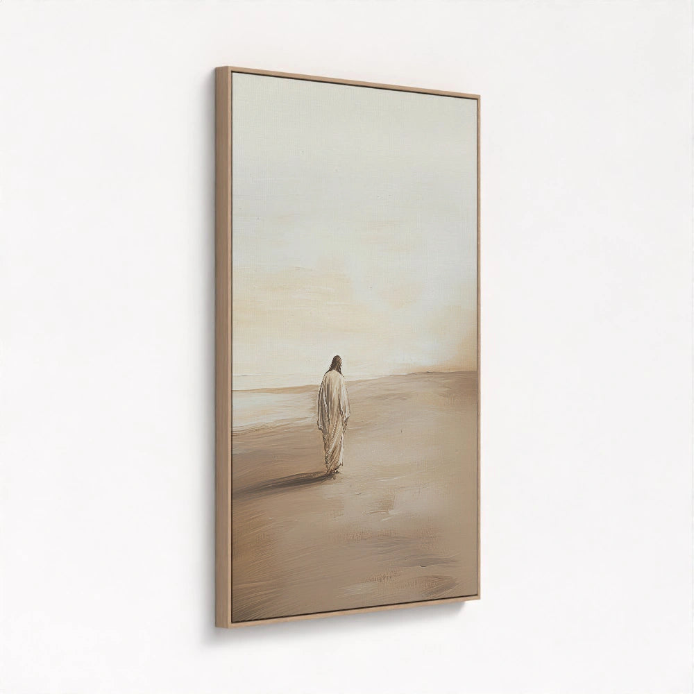 Following His Grace - Jesus Wall Art