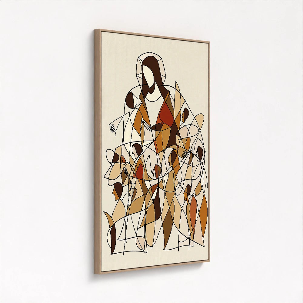 Contemporary Jesus Art - Jesus with Children