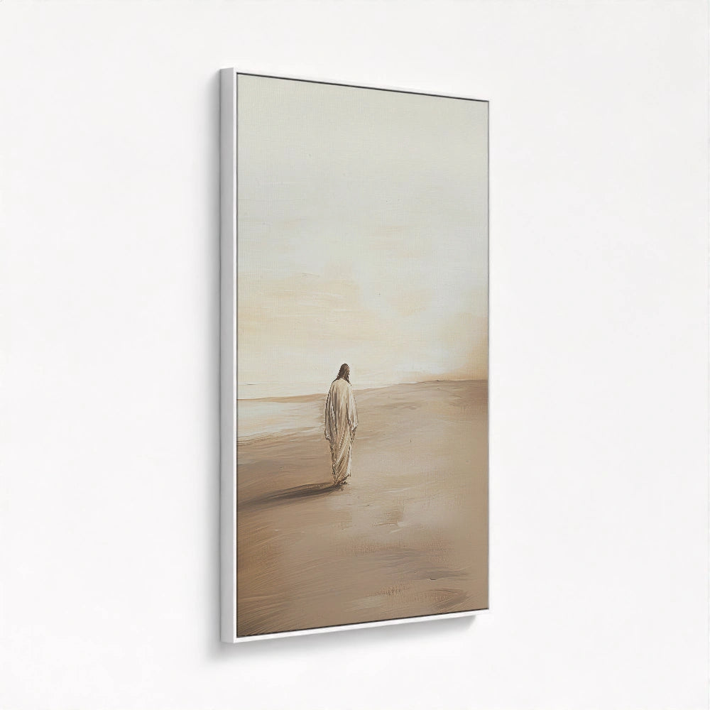 Following His Grace - Jesus Wall Art