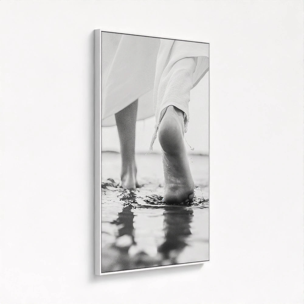 Steps of Faith - Jesus Walking on Water Art