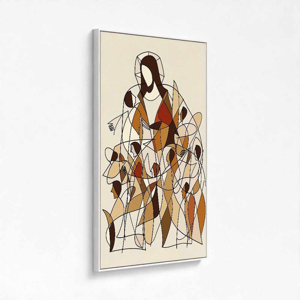 Contemporary Jesus Art - Jesus with Children