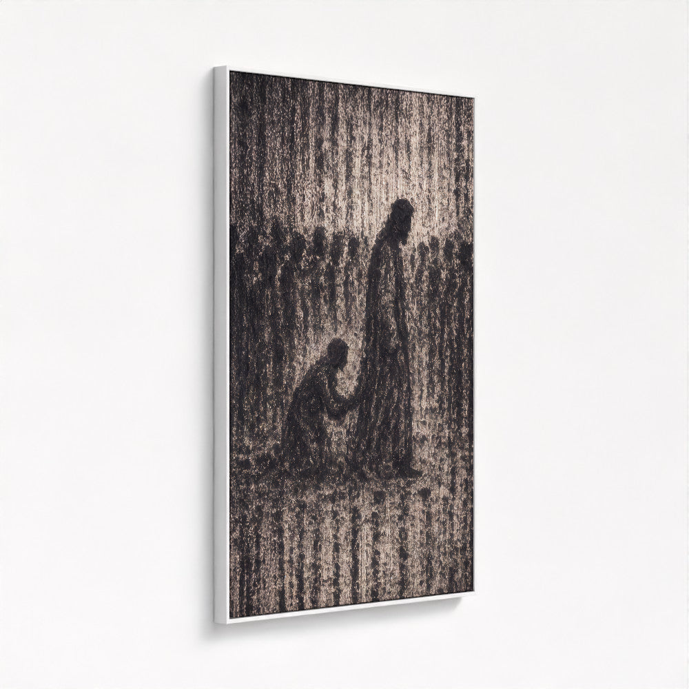 Painting of Woman Touching Jesus' Robe