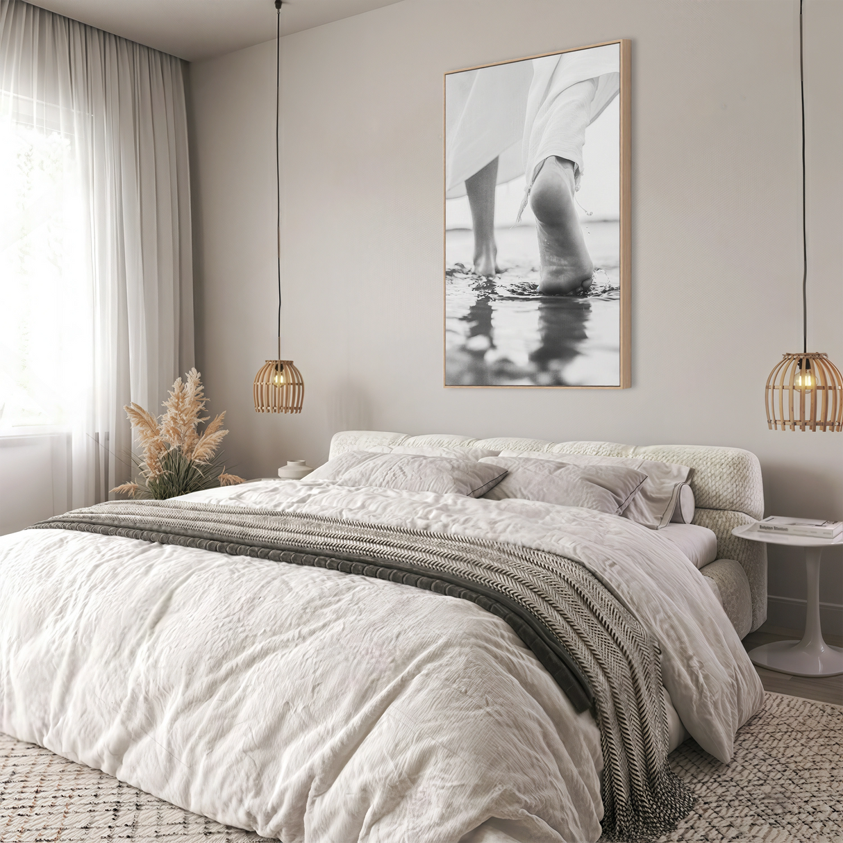 Steps of Faith - Jesus Walking on Water Art