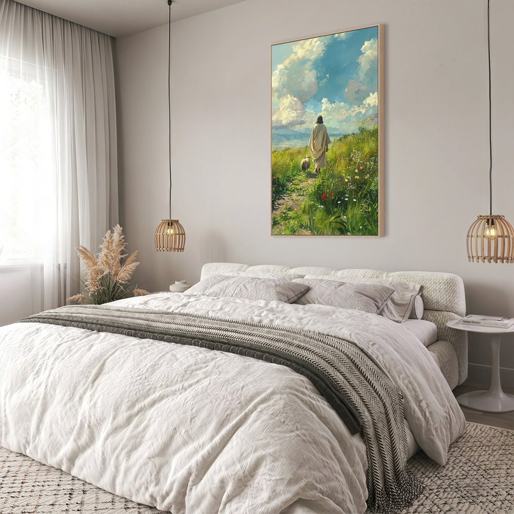 Jesus the Good Shepherd Painting