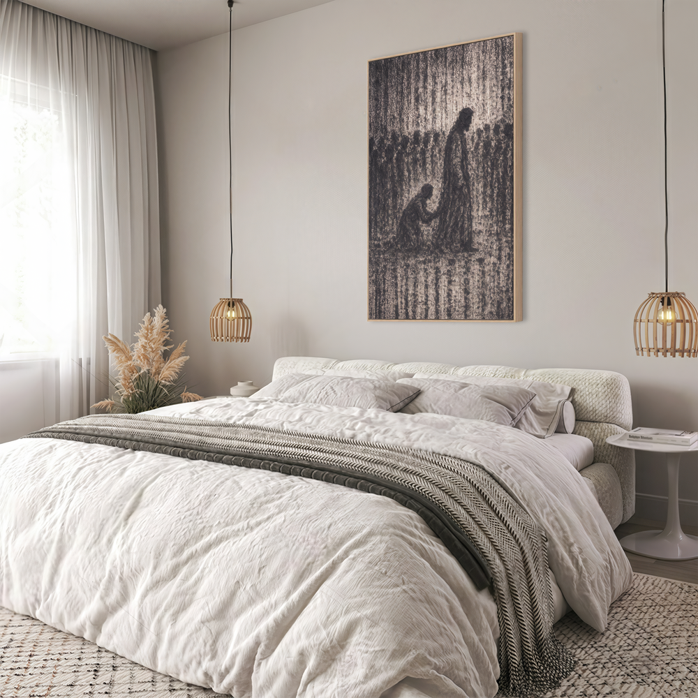 Painting of Woman Touching Jesus' Robe