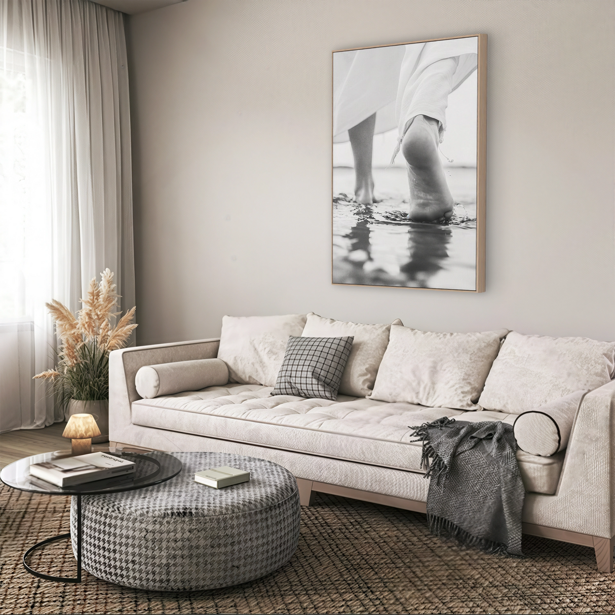 Steps of Faith - Jesus Walking on Water Art