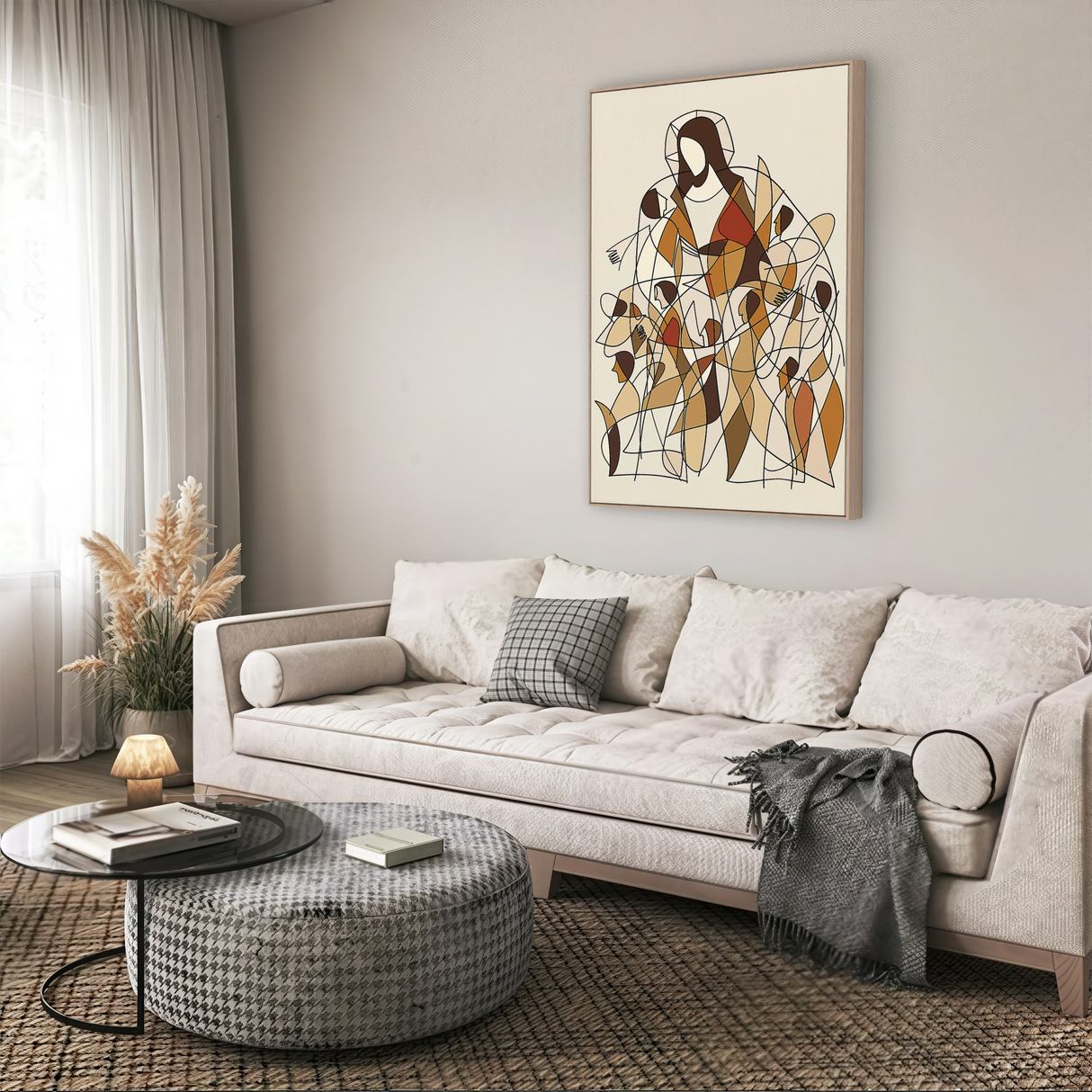 Contemporary Jesus Art - Jesus with Children