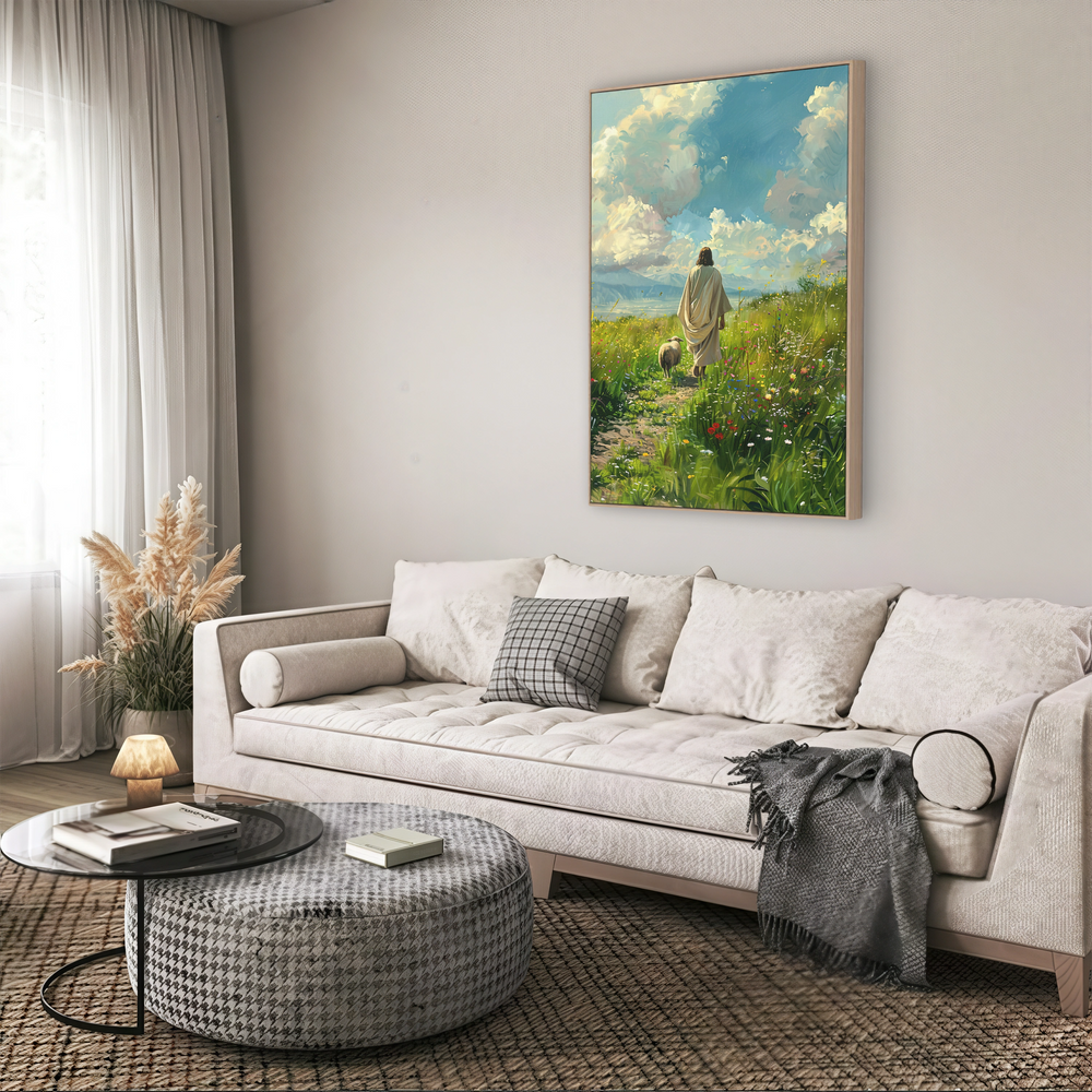 Jesus the Good Shepherd Painting