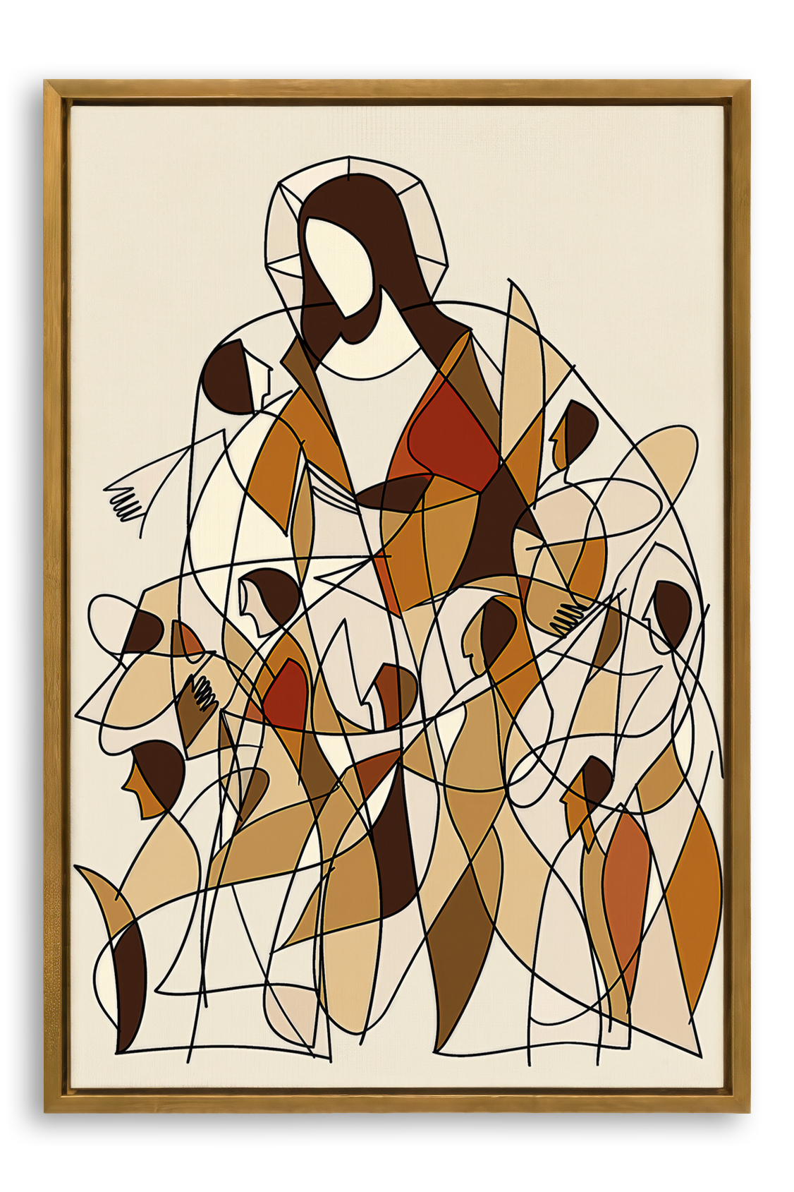 Contemporary Jesus Art - Jesus with Children