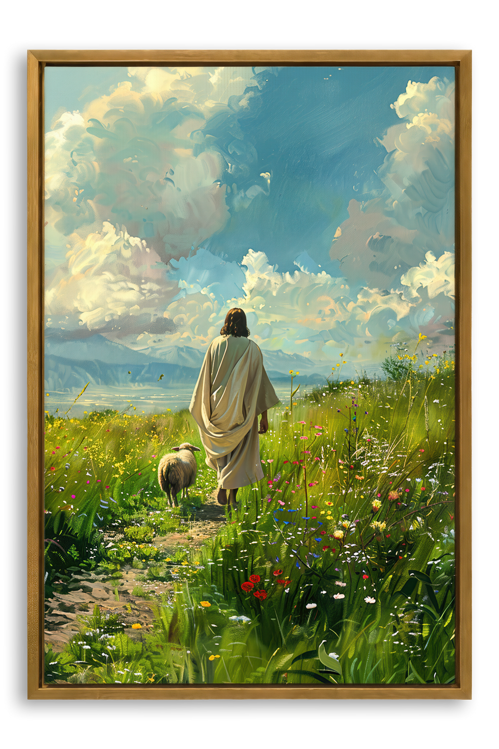 Jesus the Good Shepherd Painting