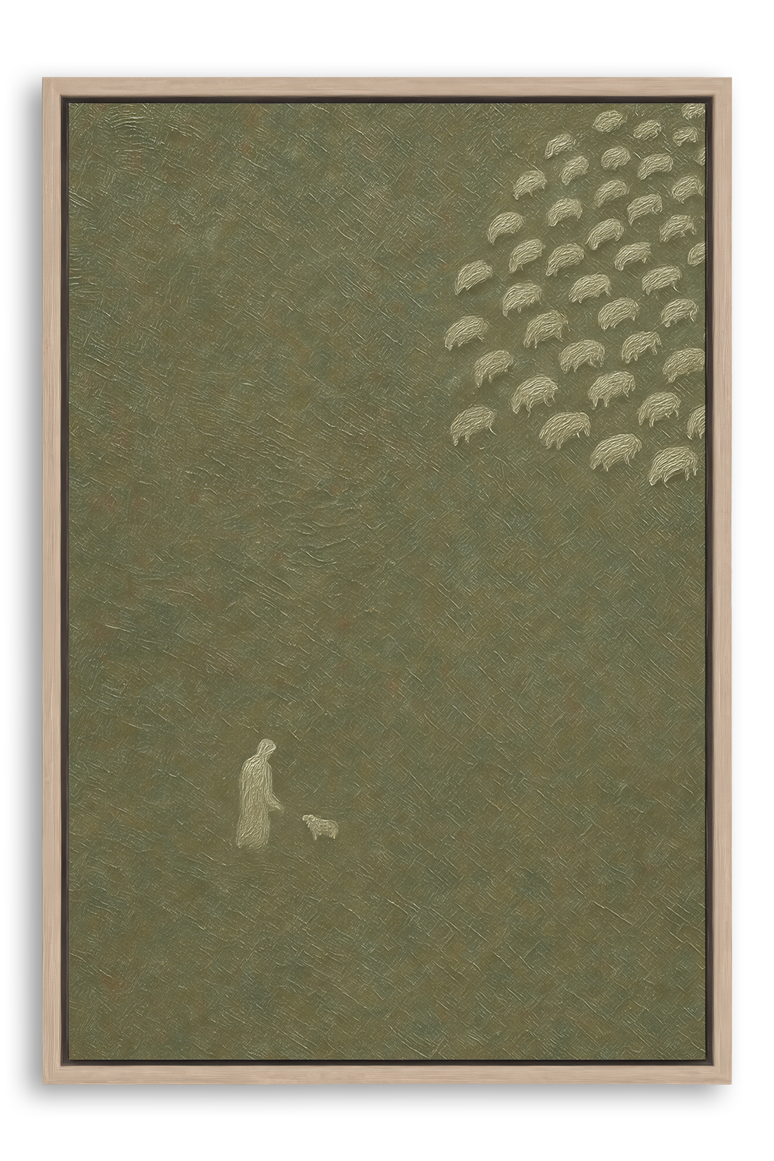 Jesus And The Lost Sheep Painting