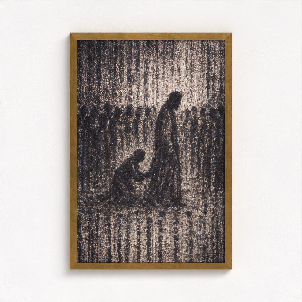 Painting of Woman Touching Jesus' Robe